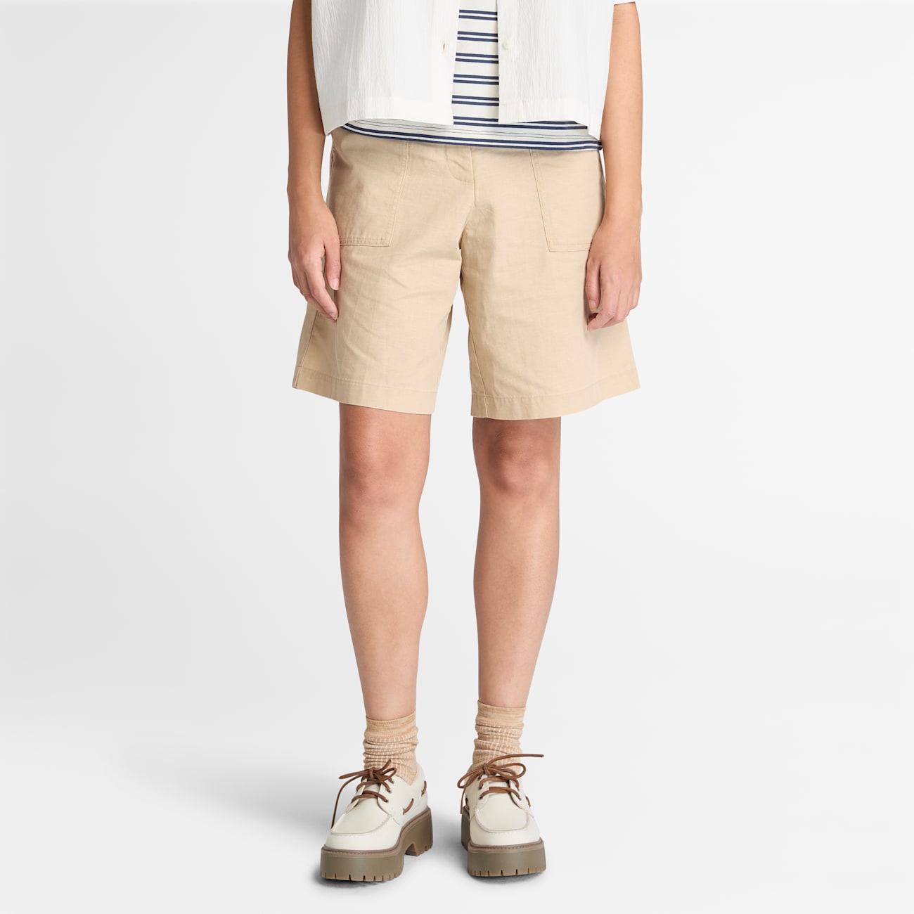 Bermuda Eleganti in Lino Timberland - Stile e Comfort