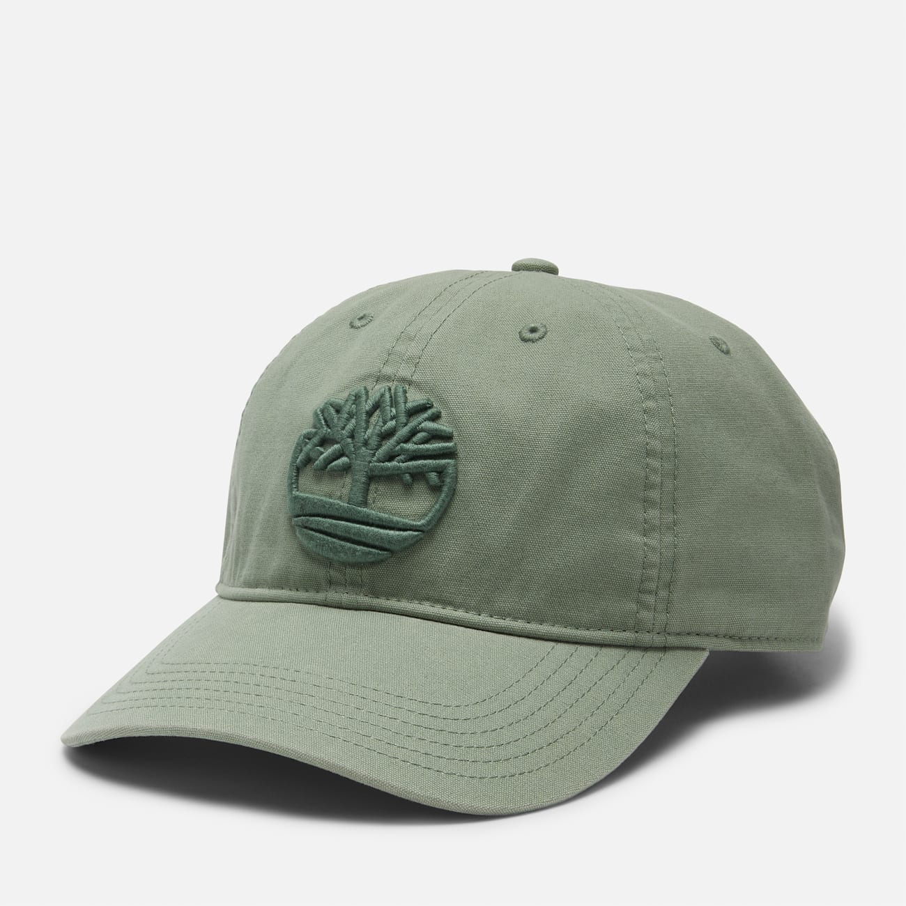 Cappello da Baseball Timberland Soundview Verde in Cotone