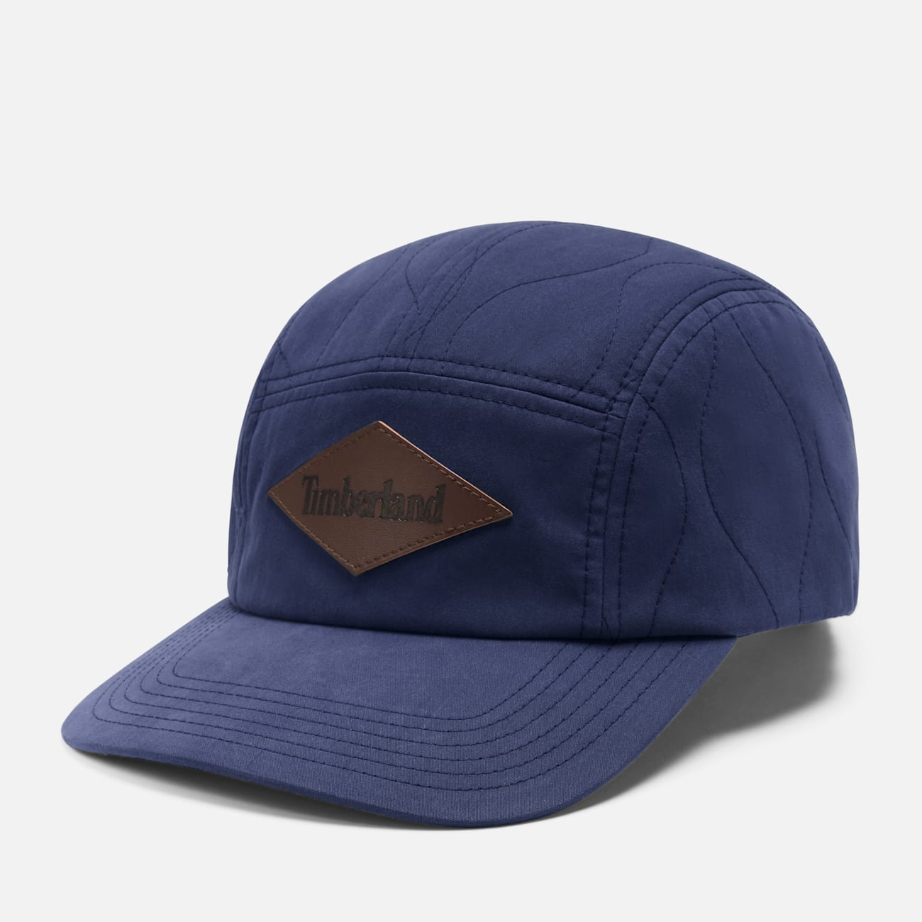 Cappello da Baseball Timberland blu scuro con logo ecopelle e comfort