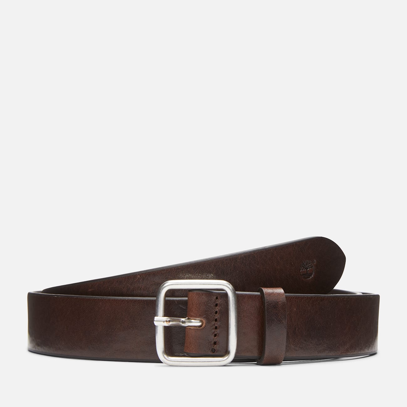 Cintura 30 mm Timberland da Donna con Dettaglio Intrecciato e Logo Cintura Donna Timberland 30 mm in Pelle con Dettaglio Intrecciato