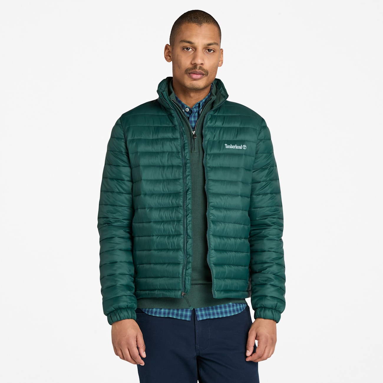 Giacca Uomo Timberland con Tecnologia Idrorepellente Verde Scuro