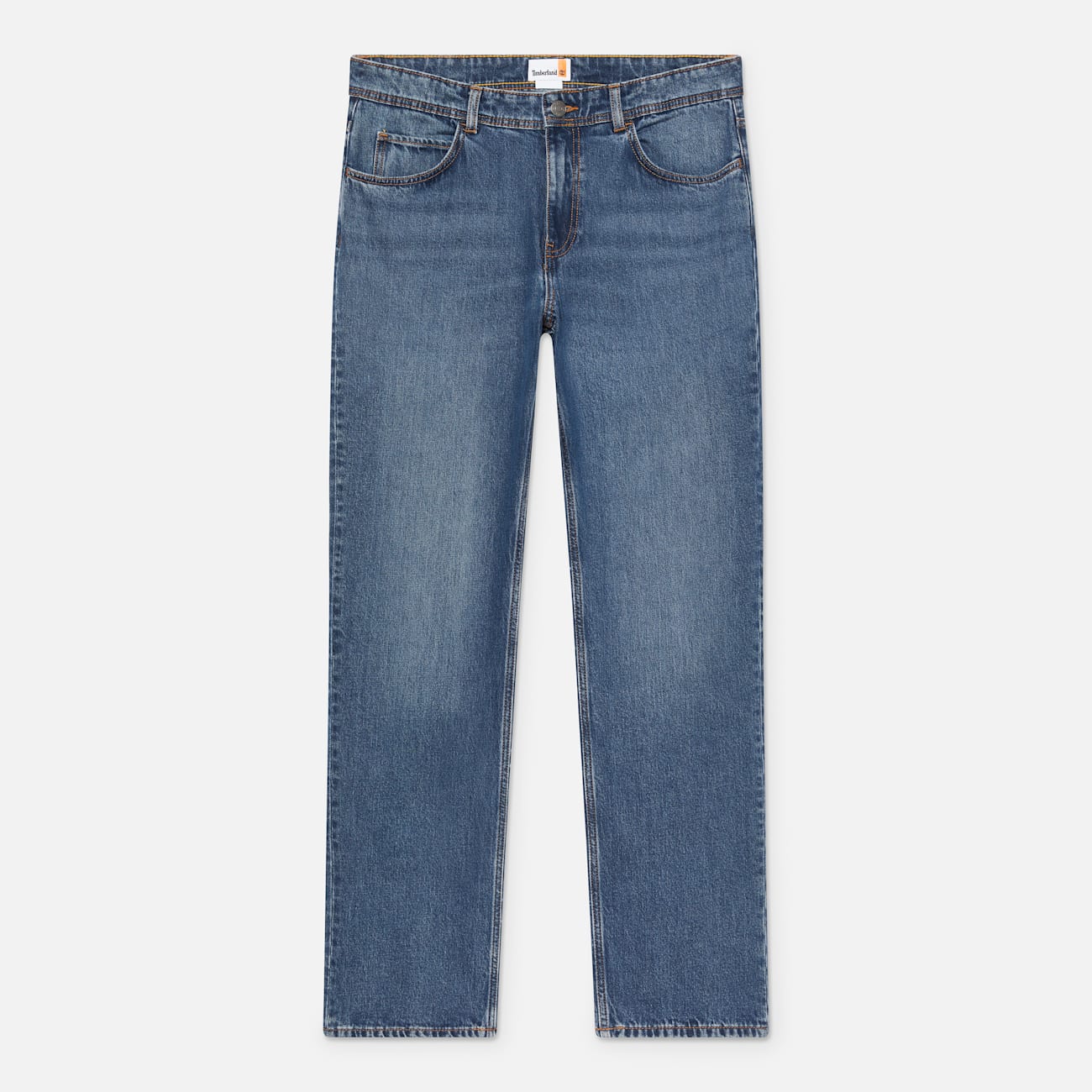 Jeans Uomo Timberland Sandown a Gamba Dritta in Blu