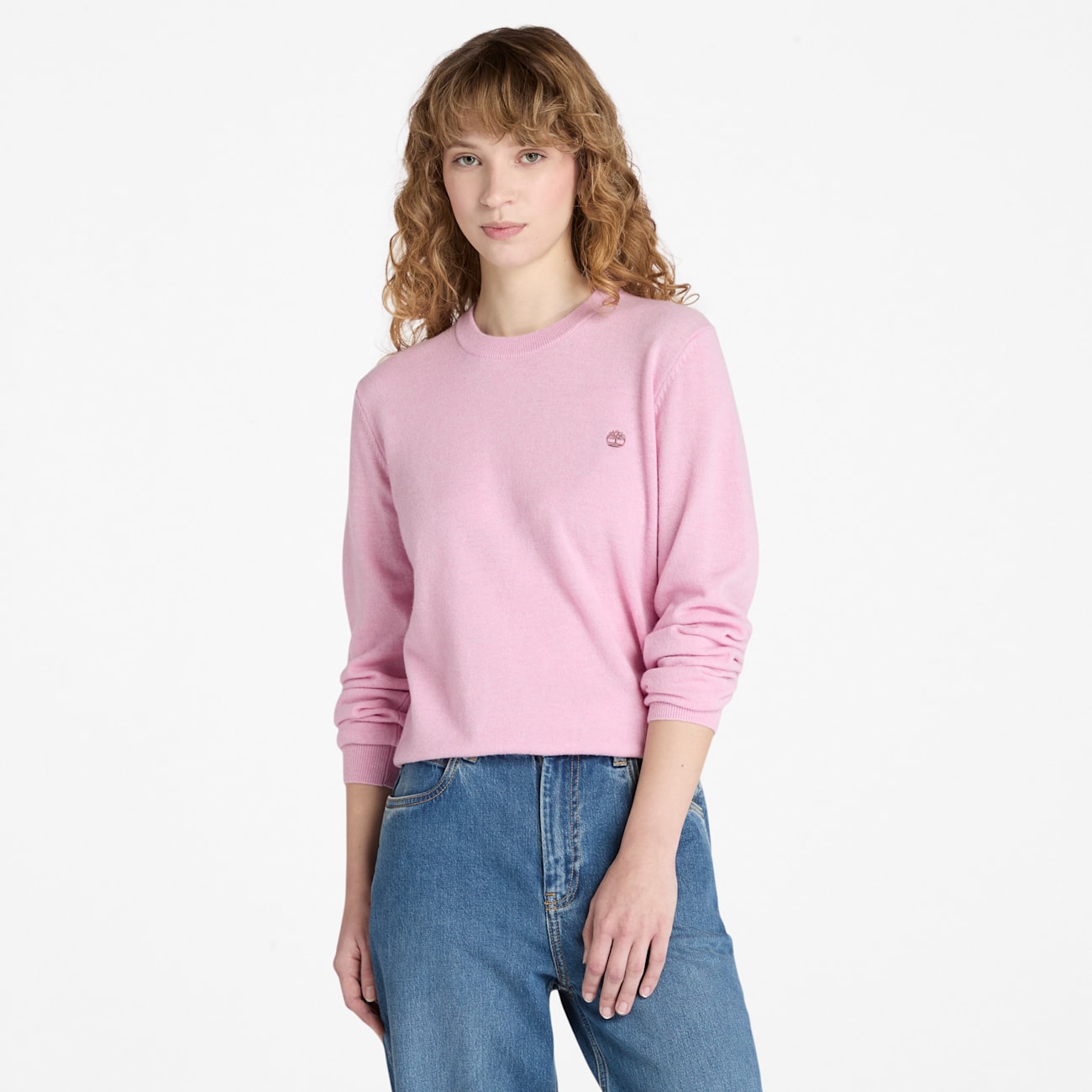 Maglione Girocollo Timberland in Lana Merino per Donna Elegante