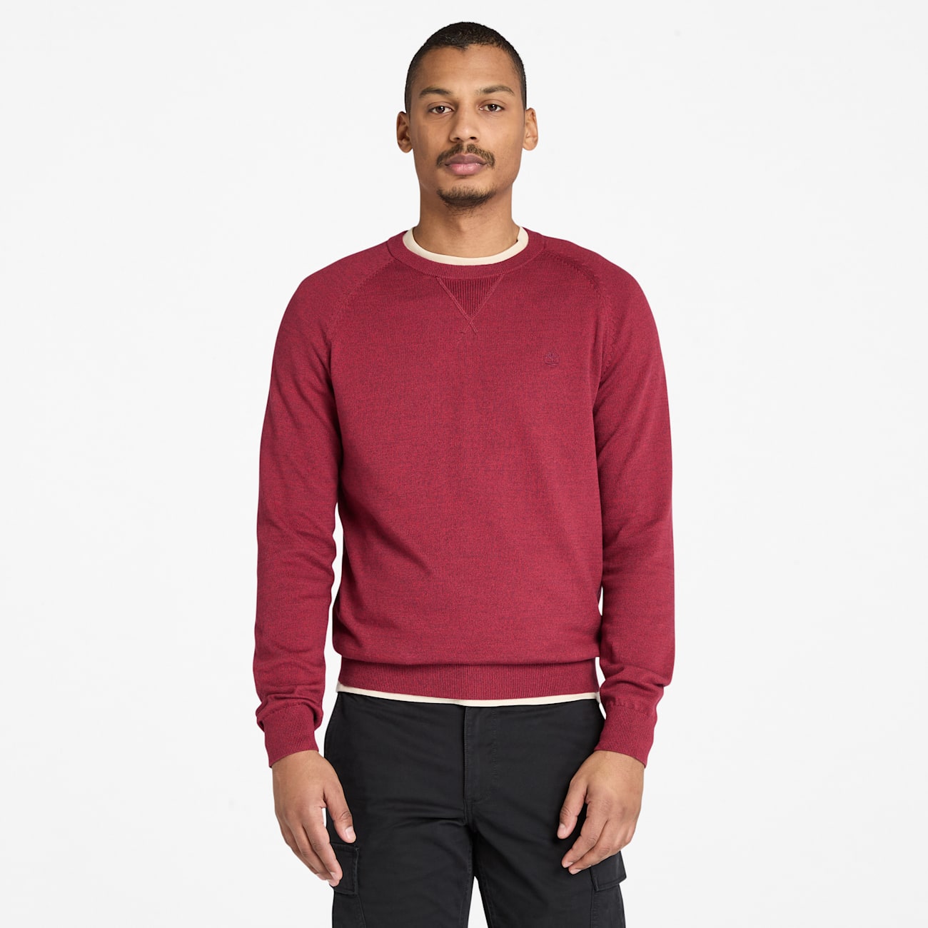 Maglione Raglan Timberland in Cotone con Maniche