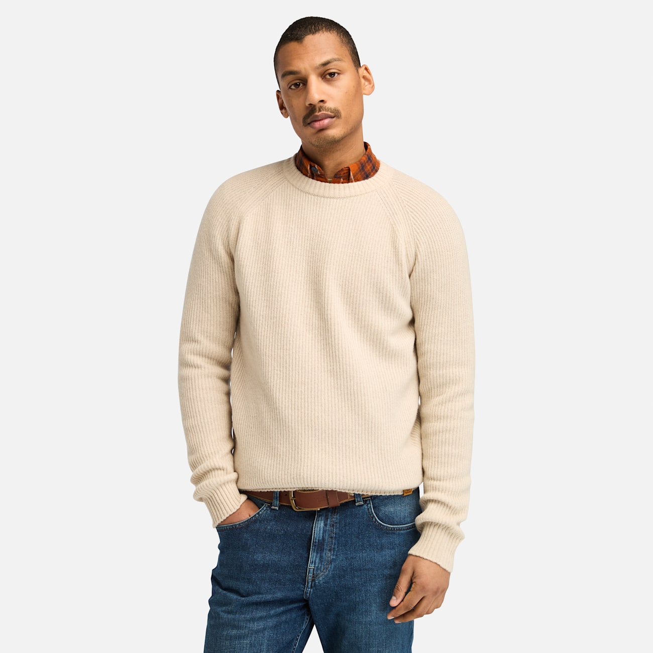 Maglione Timberland Phillips Brook Beige da Uomo