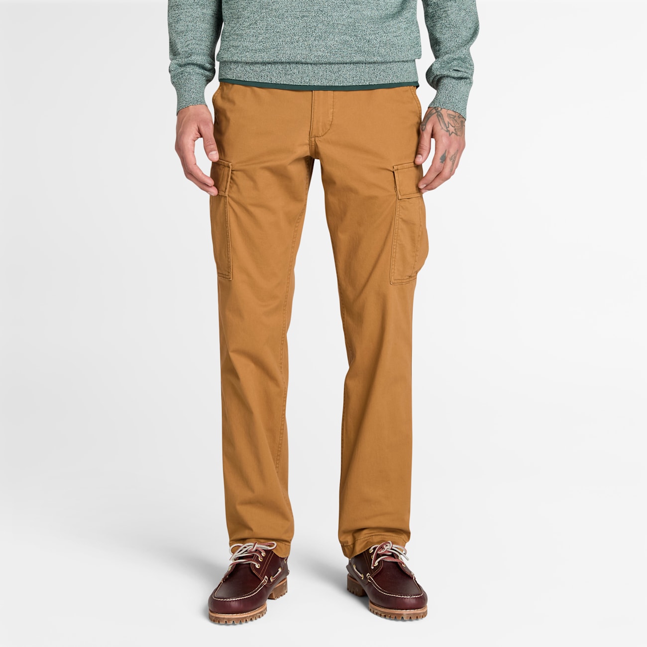 Pantaloni Timberland Cargo Uomini in Cotone Biologico