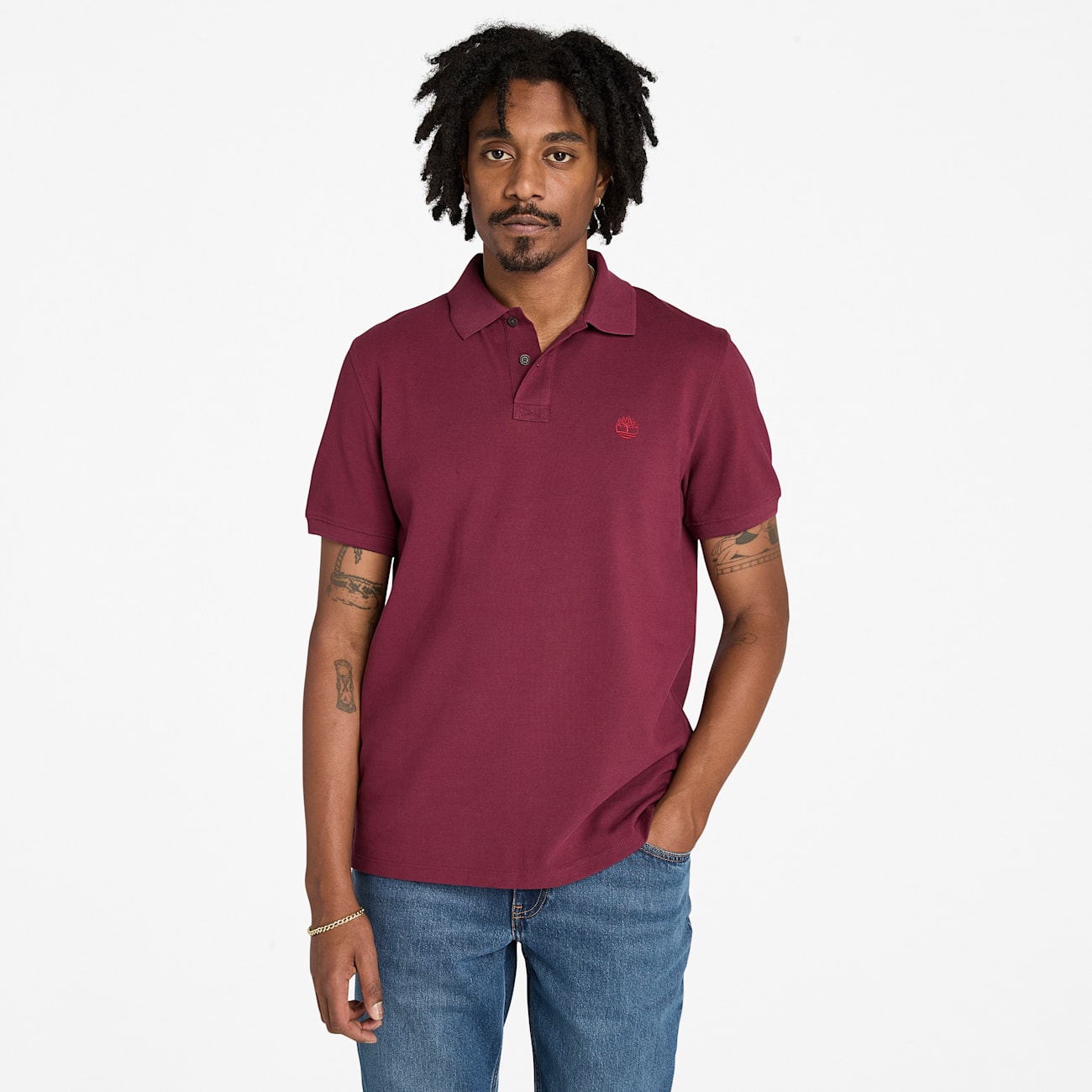 Polo Timberland da Uomo in Cotone Biologico - Eleganza e Sostenibilità