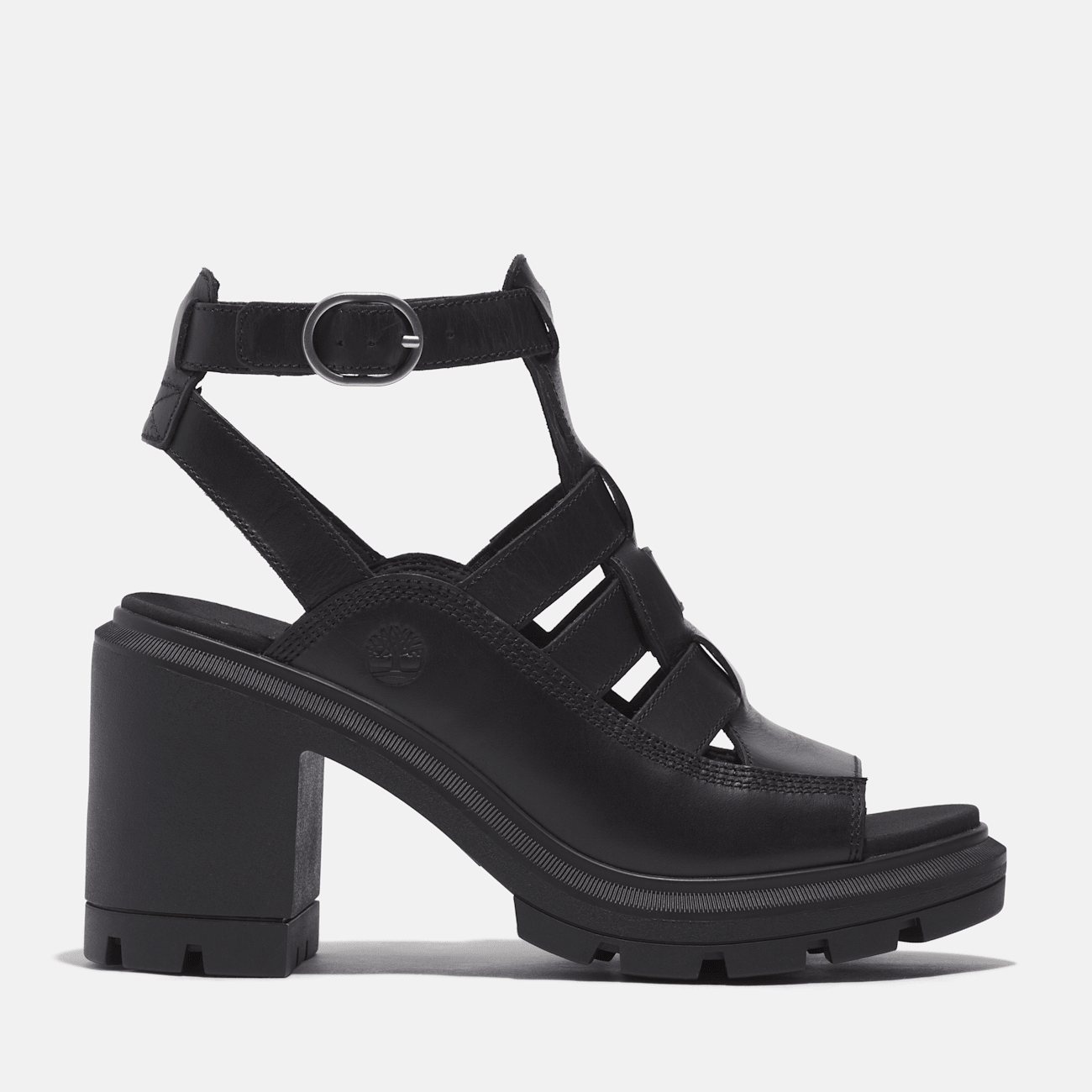 Sandalo Donna Timberland Fisherman in Pelle Nera Allington Heights