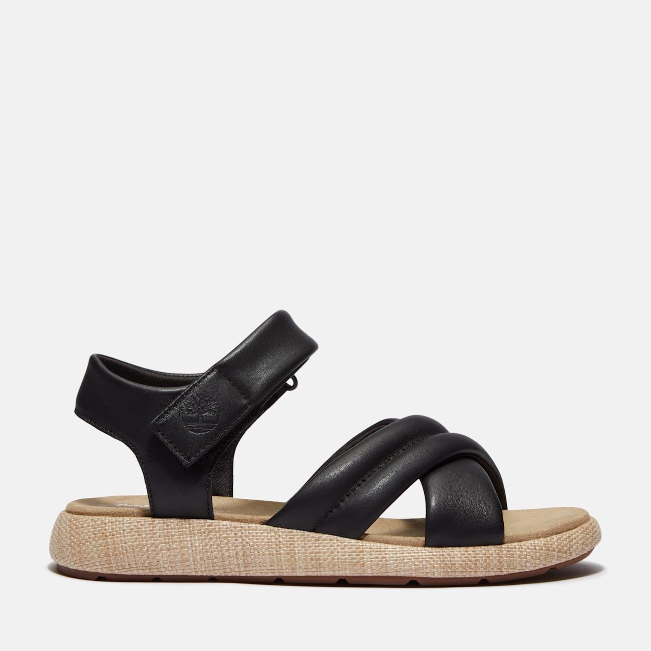 Sandalo in Pelle Nero Timberland Belmar Waves da Donna