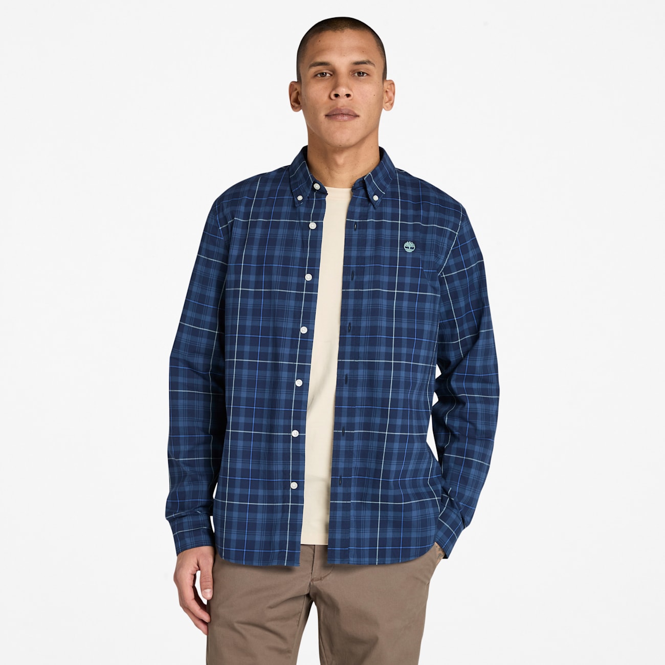 Timberland Camicia A Quadri in Cotone Biologico