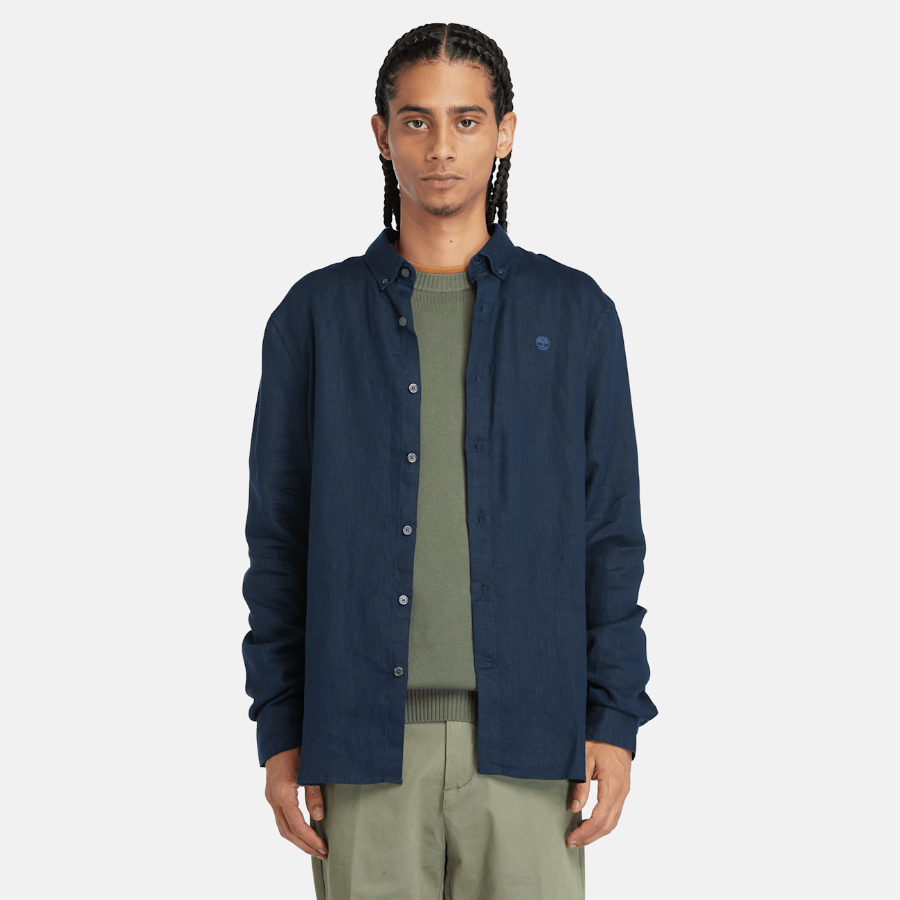 Timberland Camicia Lino Mill Brook Uomo Elegante - Freschezza e Stile