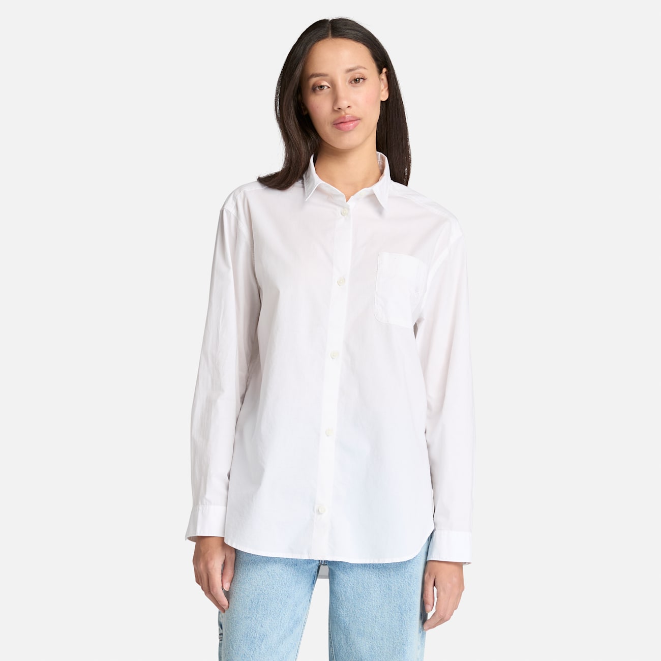 Timberland Camicia Versatile in Popeline da Donna Timberland Camicia Versatile in Popeline da Donna