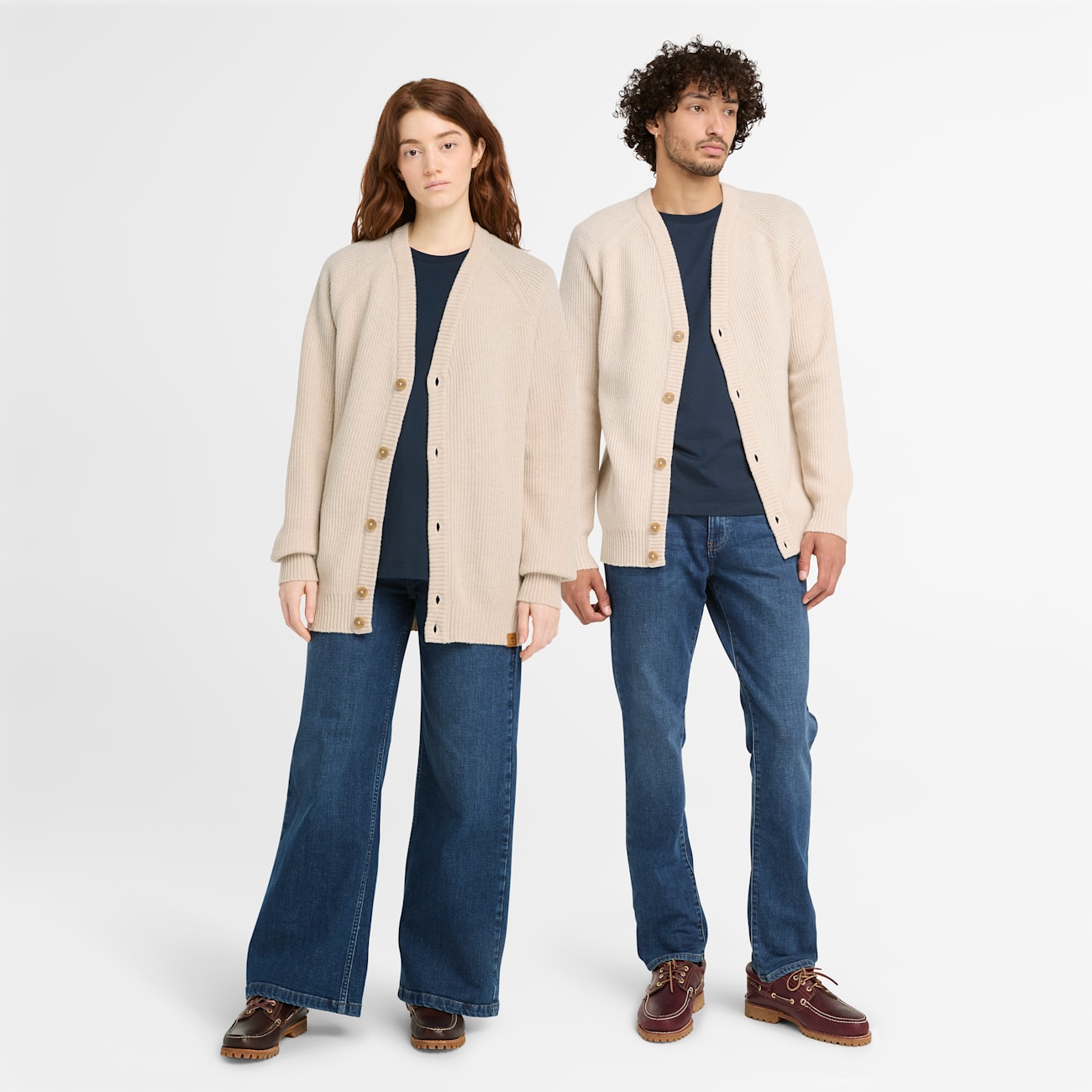 Timberland Cardigan Phillips Brook Beige per Tutti