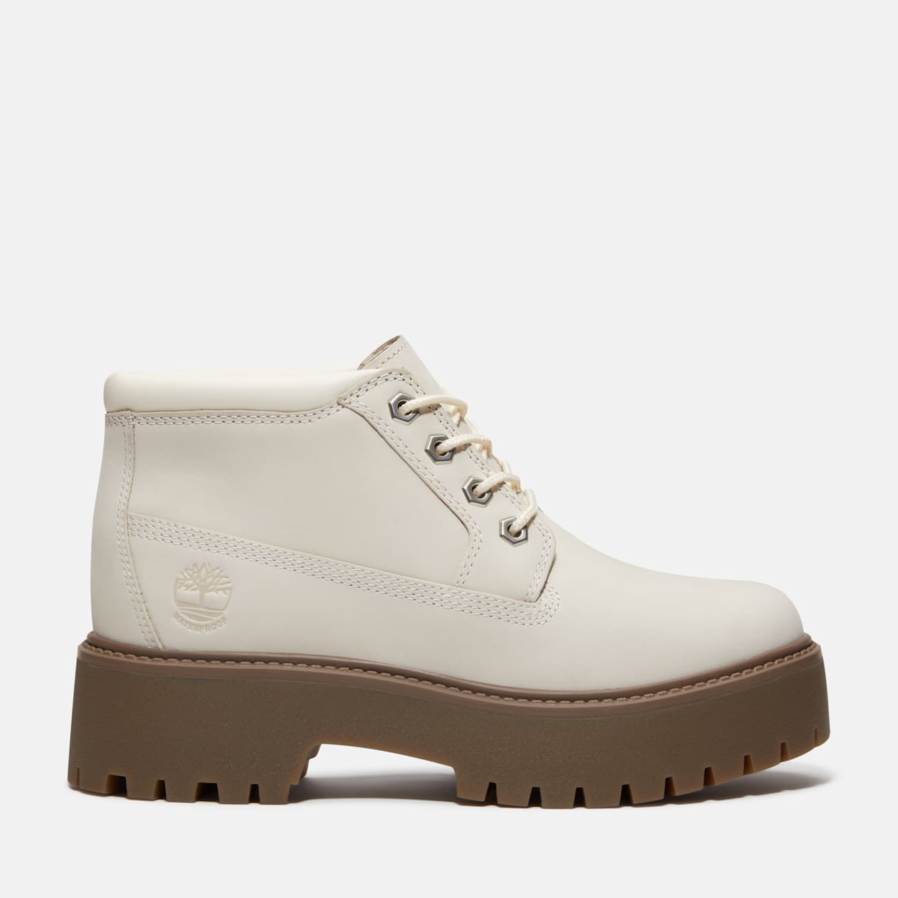 Timberland Chukka Donna in Pelle Impermeabile Grigia - Comfort e Stile Sostenibile