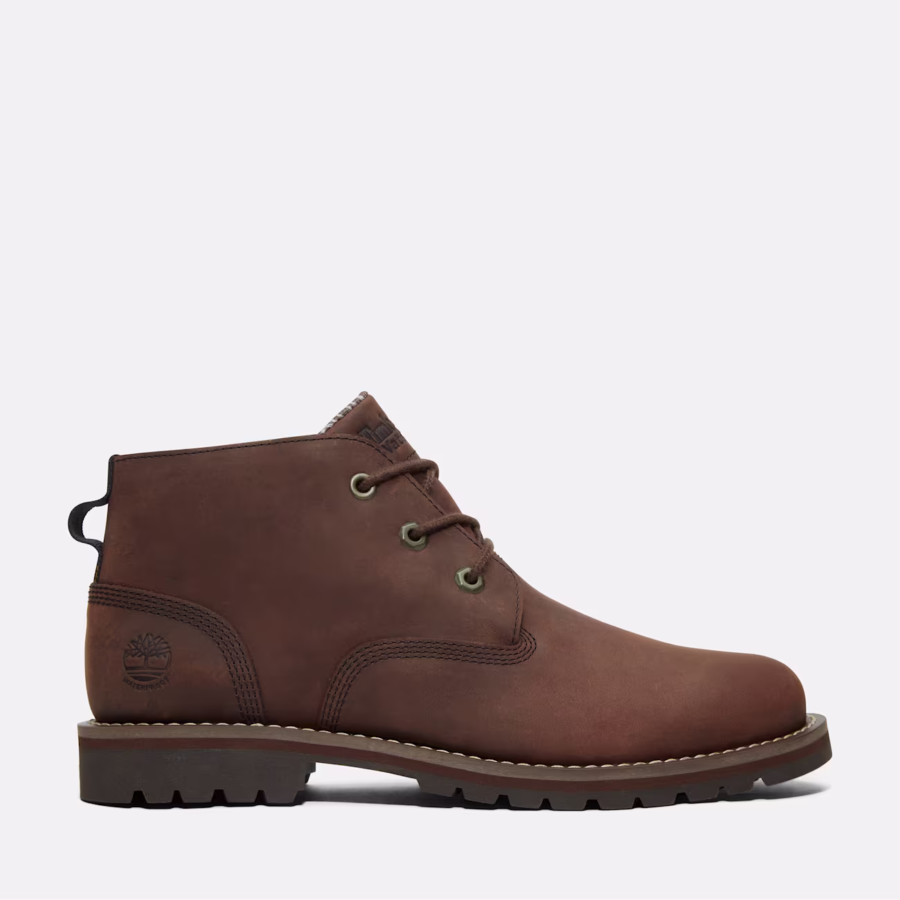 Timberland Chukka Impermeabile da Uomo in Marrone di Pelle Premium
