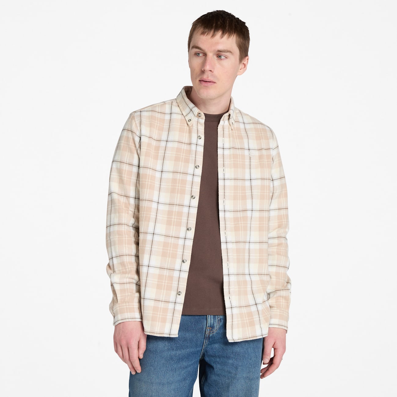 Timberland Flanella a Quadri Camicia Uomo Classica Timberland Flanella a Quadri Camicia Uomo Classica