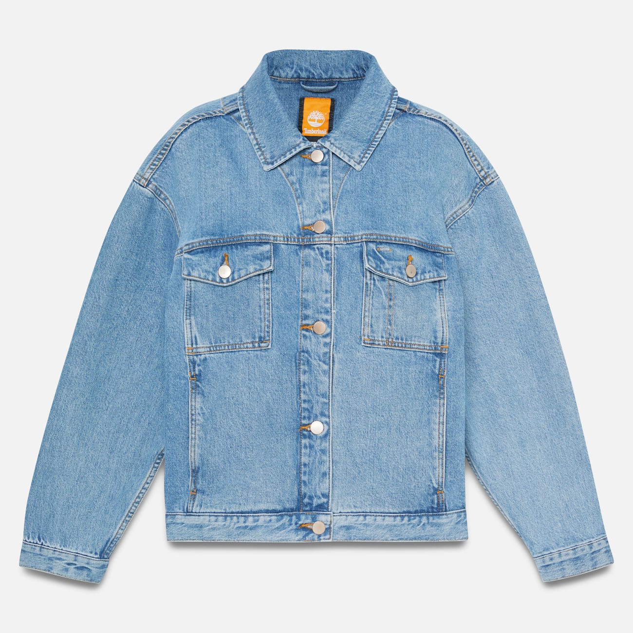 Timberland Giacca Oversize in Denim - Moda Sostenibile e Comfort