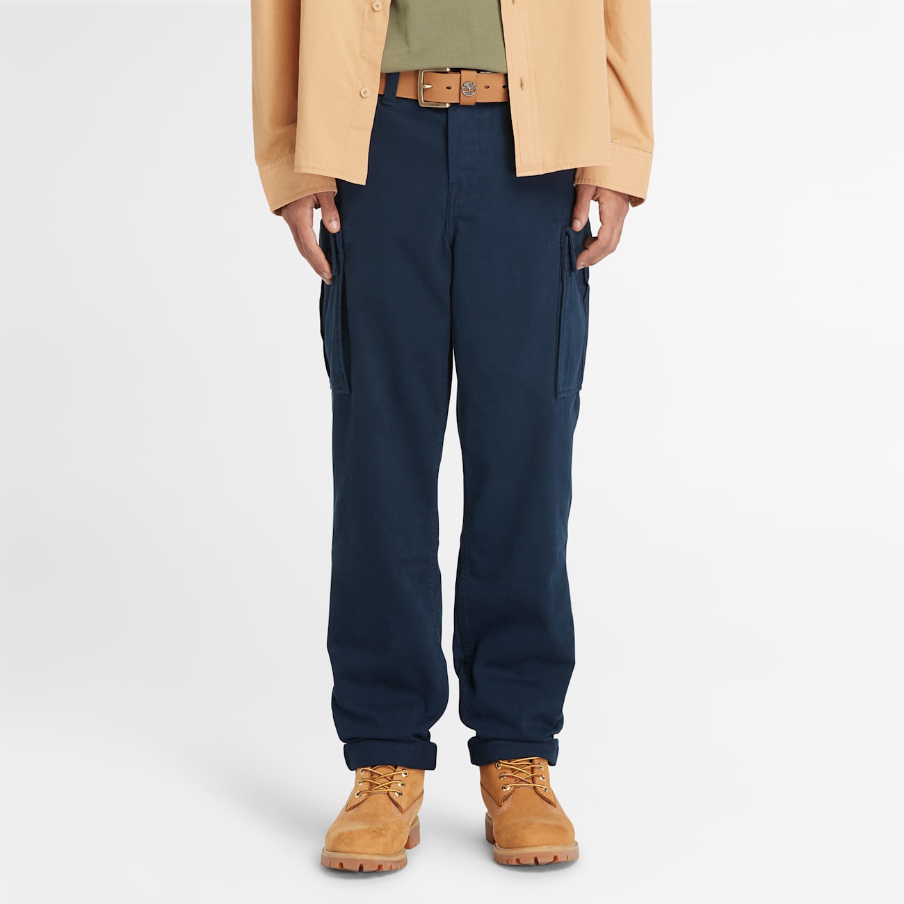 Timberland Pantaloni Cargo da Uomo in Cotone Sostenibile