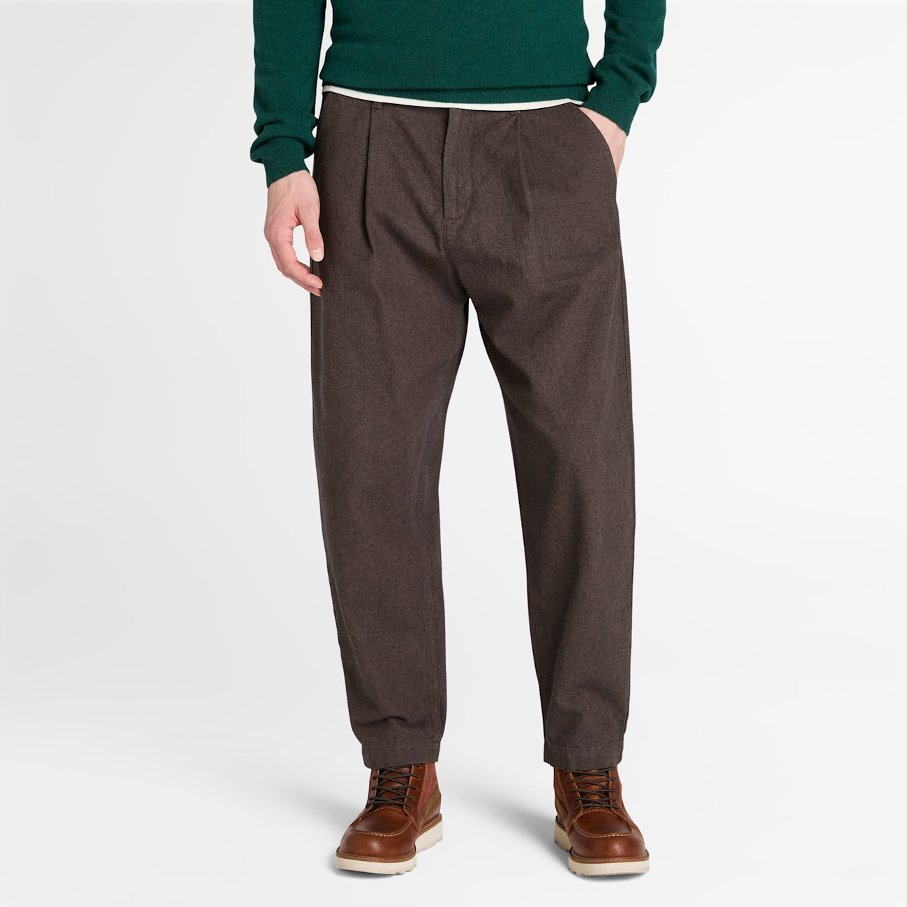 Timberland Pantaloni Uomo Herringbone in Stile Chino Timberland Pantaloni Uomo Herringbone in Stile Chino