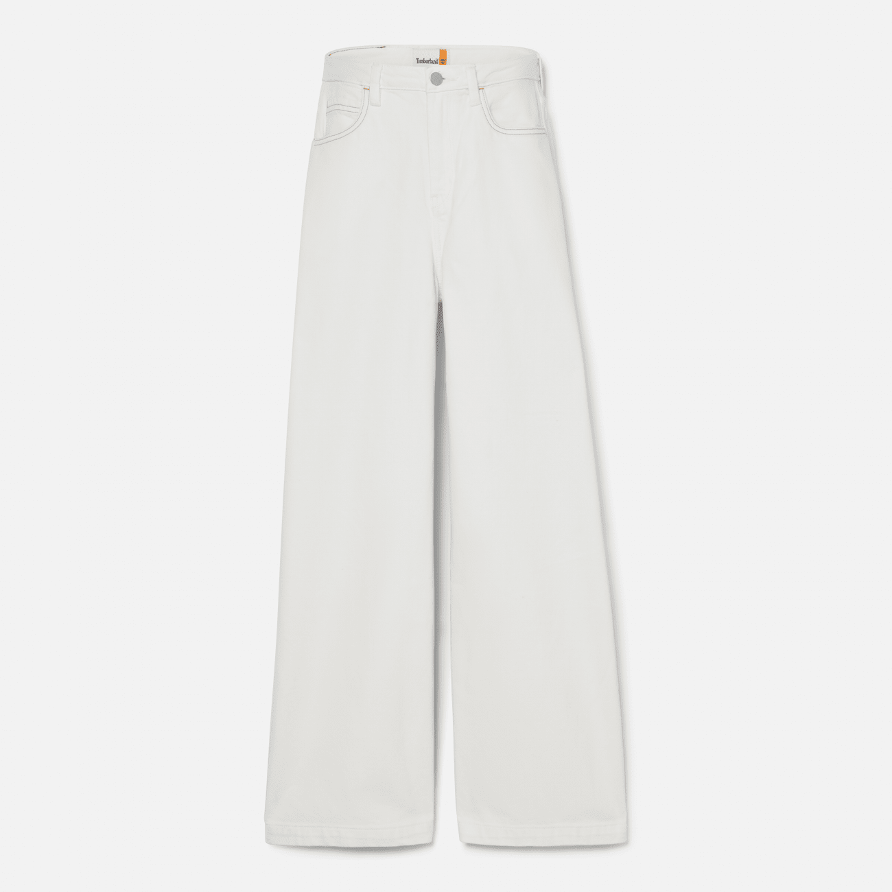 Timberland Pantaloni da Donna in Bianco con Vestibilità Comfort