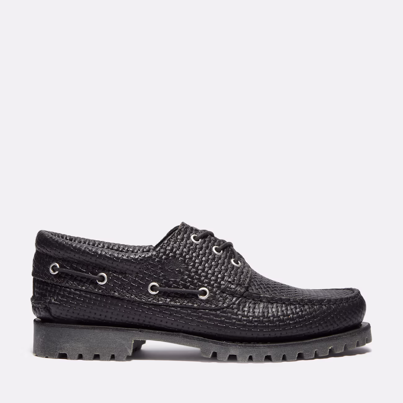 Timberland Scarpa Nautica 3-Eye Lug Nero per Uomo