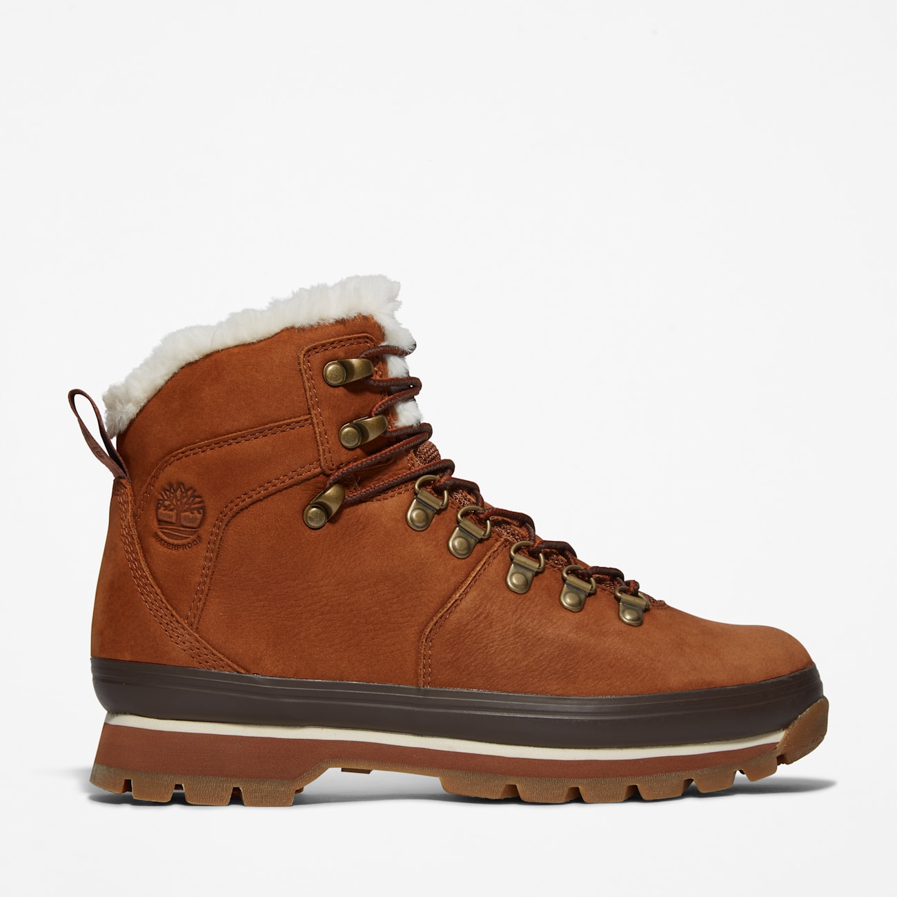 Timberland Scarpe Donna Euro Hiker Waterproof con Fodera in Pelliccia