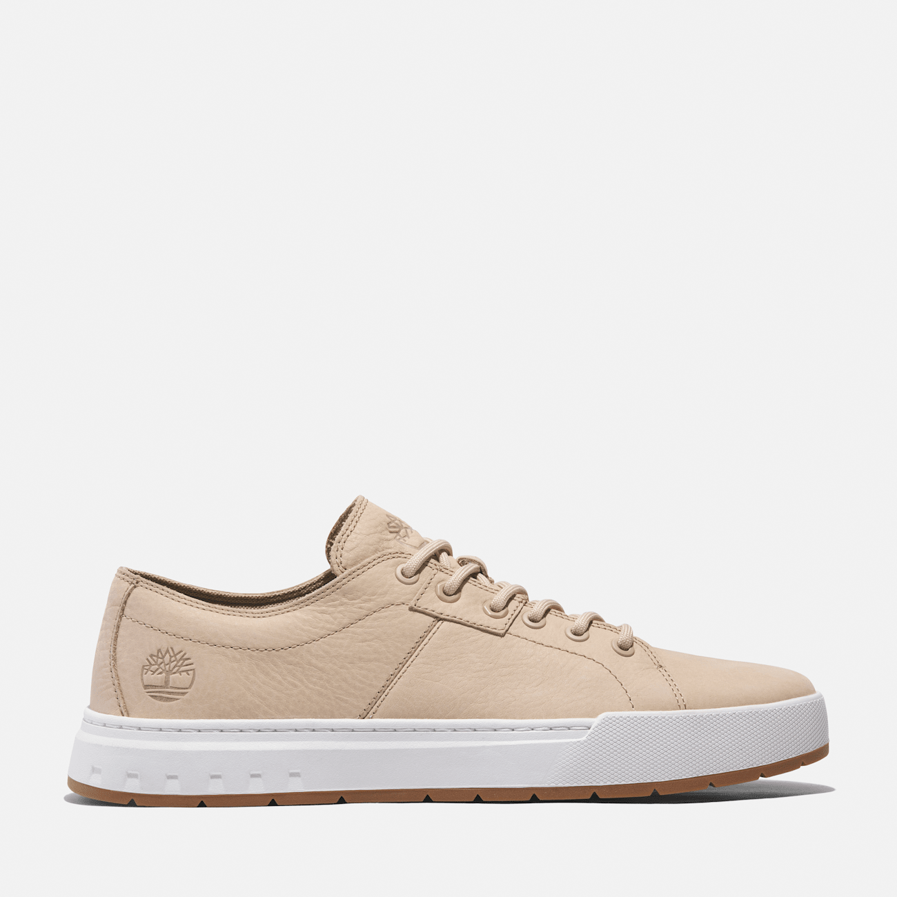 Timberland Scarpe da Uomo Basse in Pelle Beige per Ogni Occasione