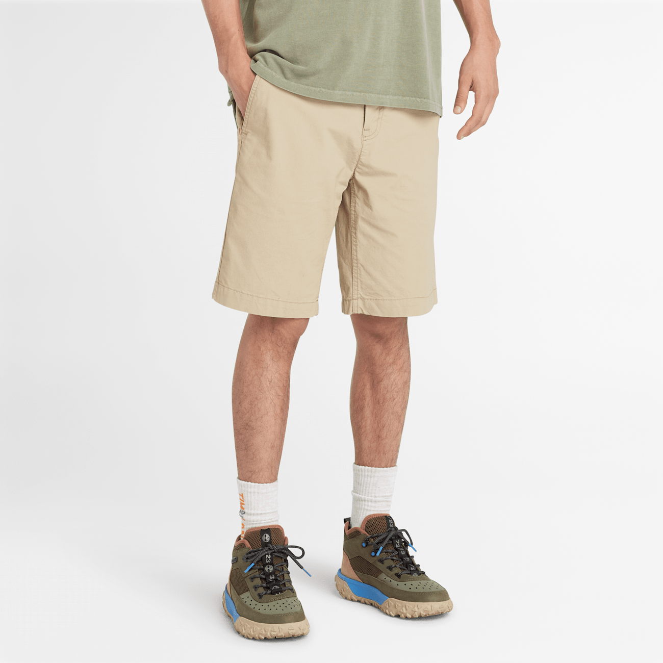 Timberland Shorts Chino Uomo in Popeline Claremont - Eleganza e Comfort