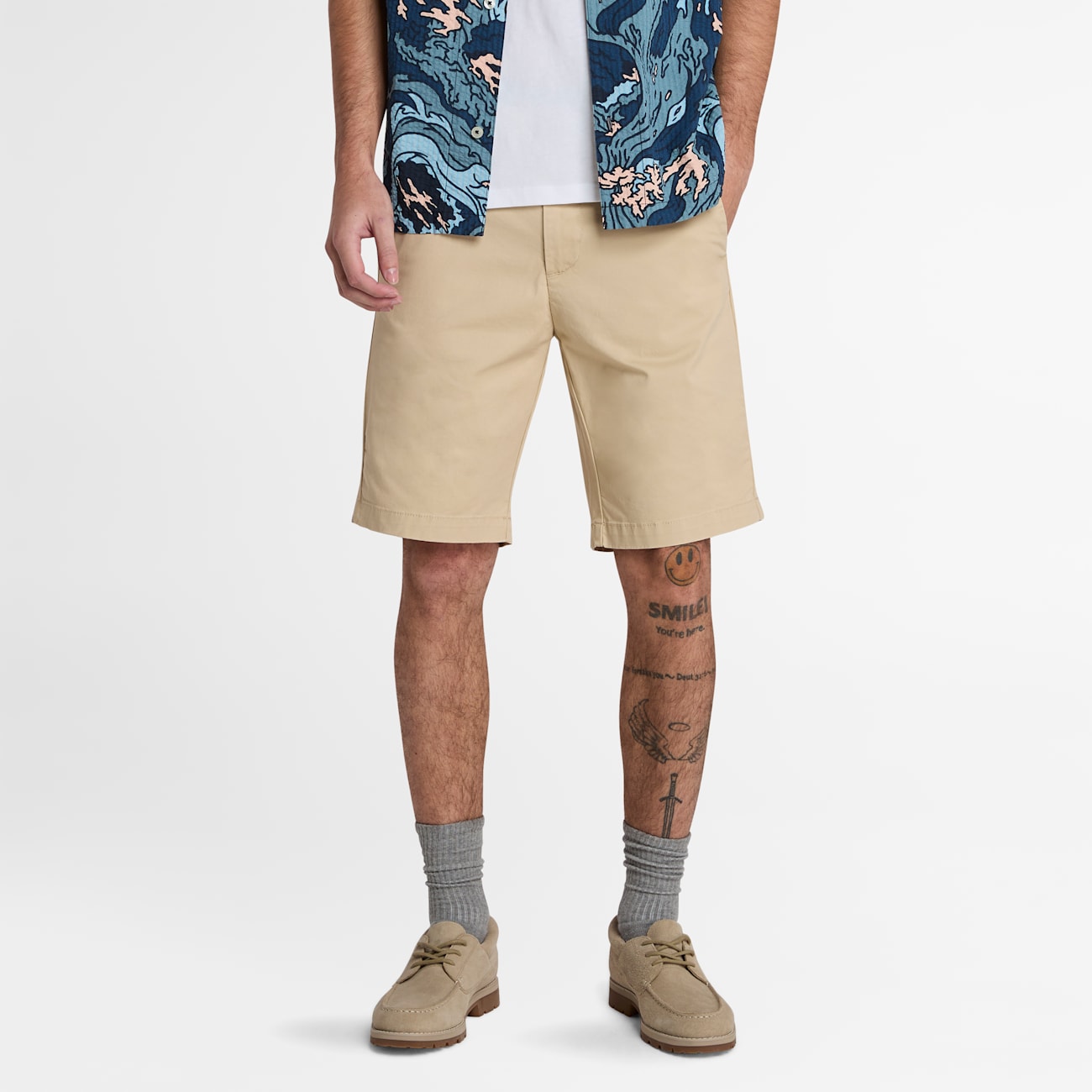 Timberland Shorts Chino in Twill Claremont da Uomo