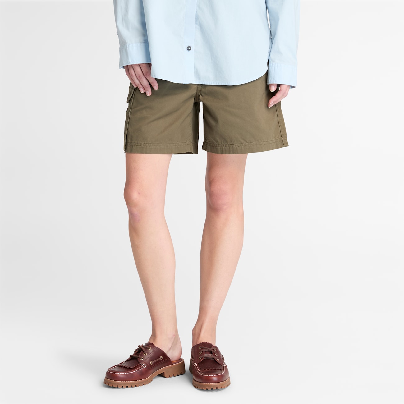 Timberland Shorts Donna Cargo Utility Verde Brookline