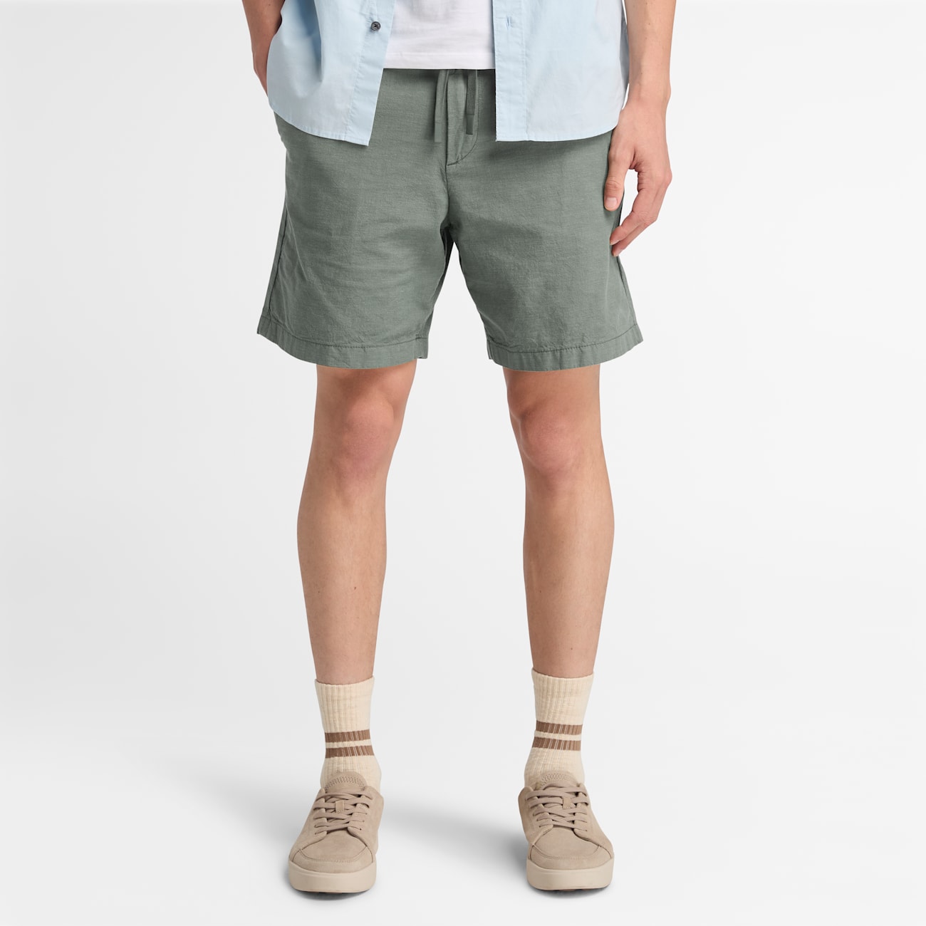 Timberland Shorts Uomo in Cotone e Lino Traspiranti - Comfort e Stile