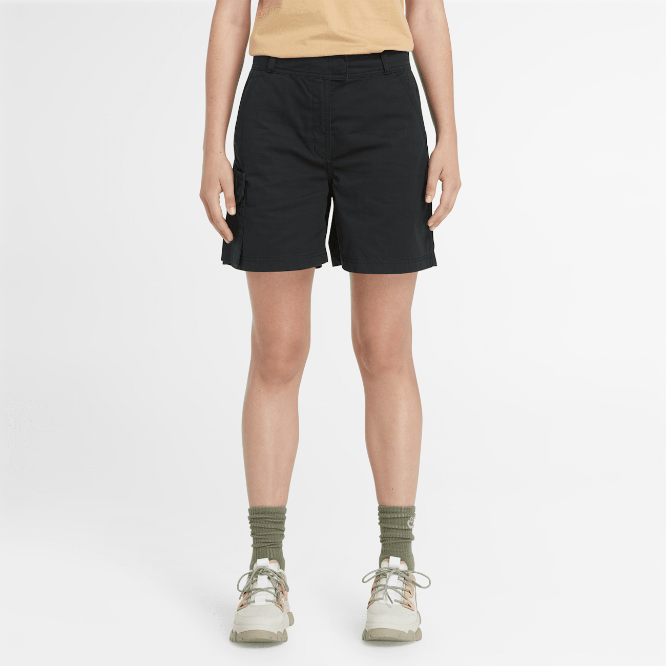Timberland Shorts Utility Neri per Donna - Comfort e Stile per Ogni Occasione