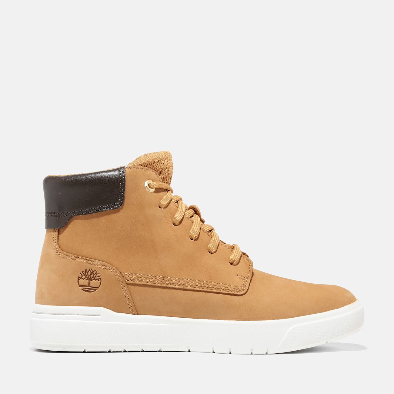 Timberland Sneakers Mid Seneca Bay Gialle per Bambini
