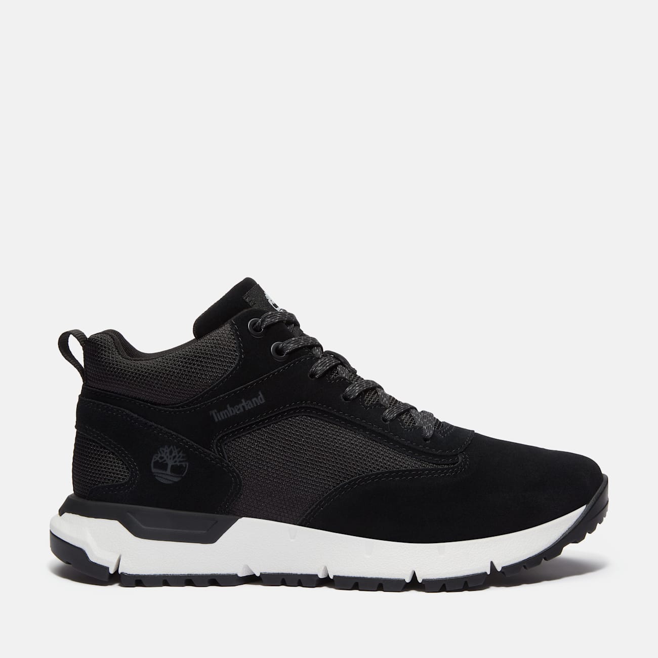 Timberland Sneakers Uomo Voyager Park Mid Nero e Bianco