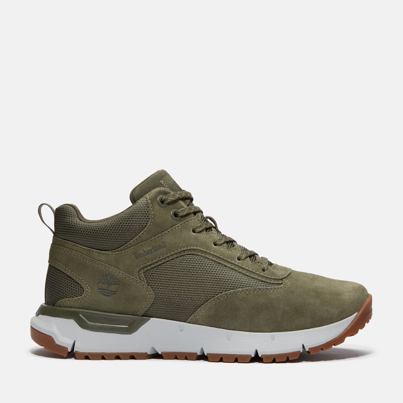 Timberland Sneakers Uomo Voyager Park Mid in Verde Scuro
