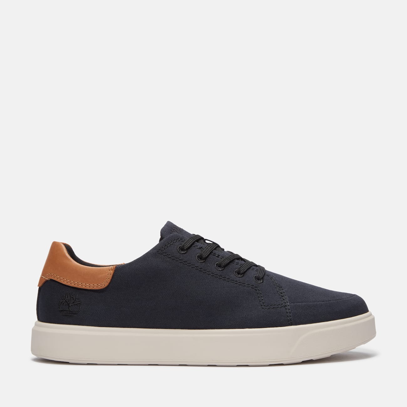 Timberland Sneakers Uomo in Tela Nera con Lacci
