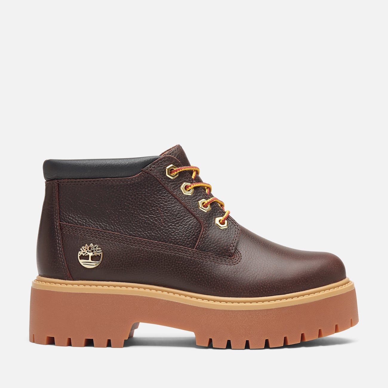 Timberland Stivale Donna Impermeabile con Plateau in Pelle