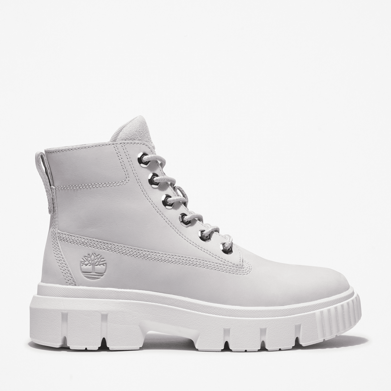 Timberland Stivale Greyfield da Donna in Pelle Grigia