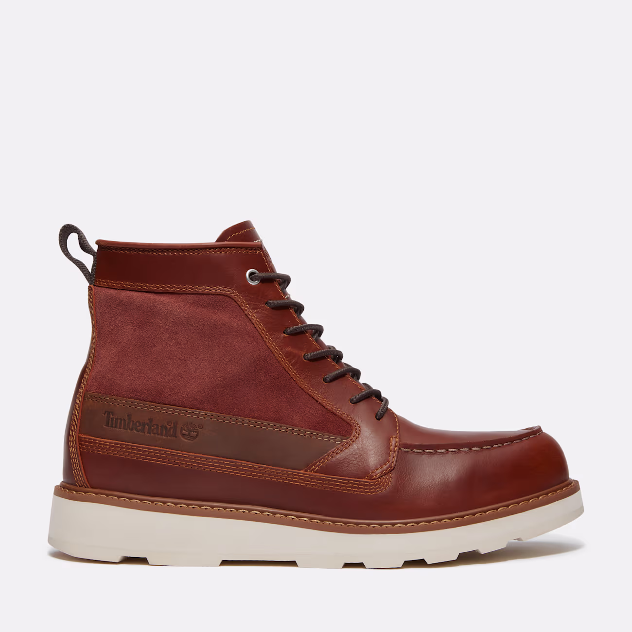Timberland Stivale Uomo Britton Mills Impermeabile in Pelle Marrone