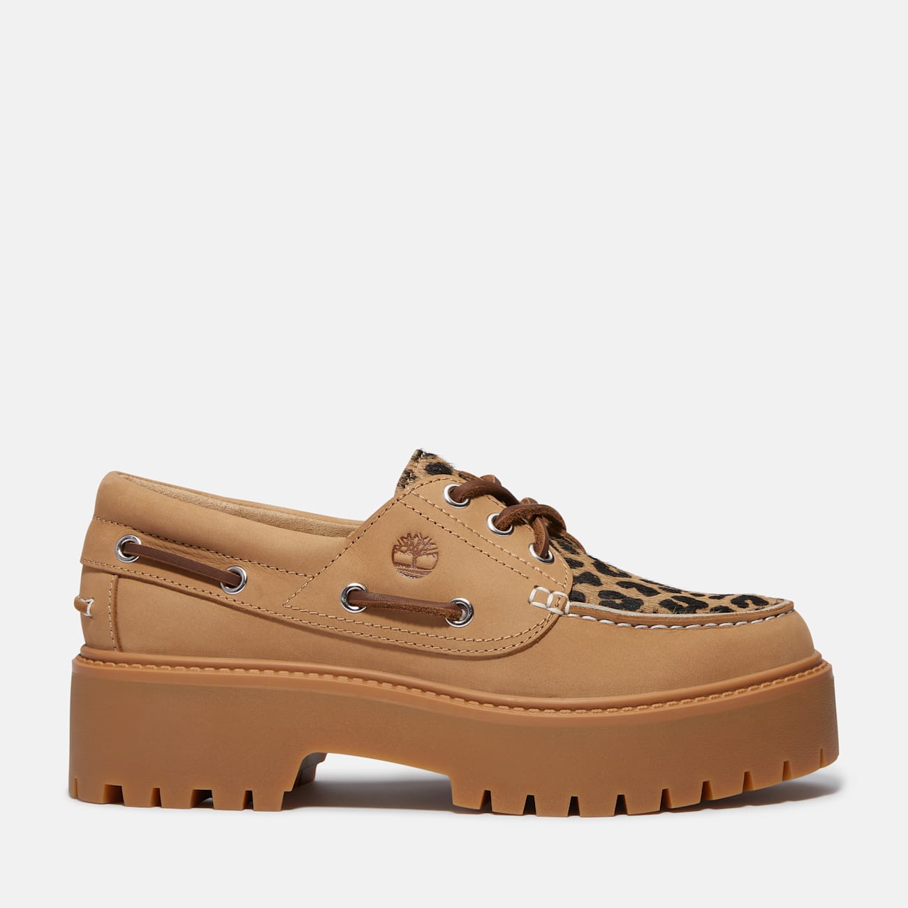 Timberland Stone Street Scarpe da Barca Beige per Donna Confortevoli