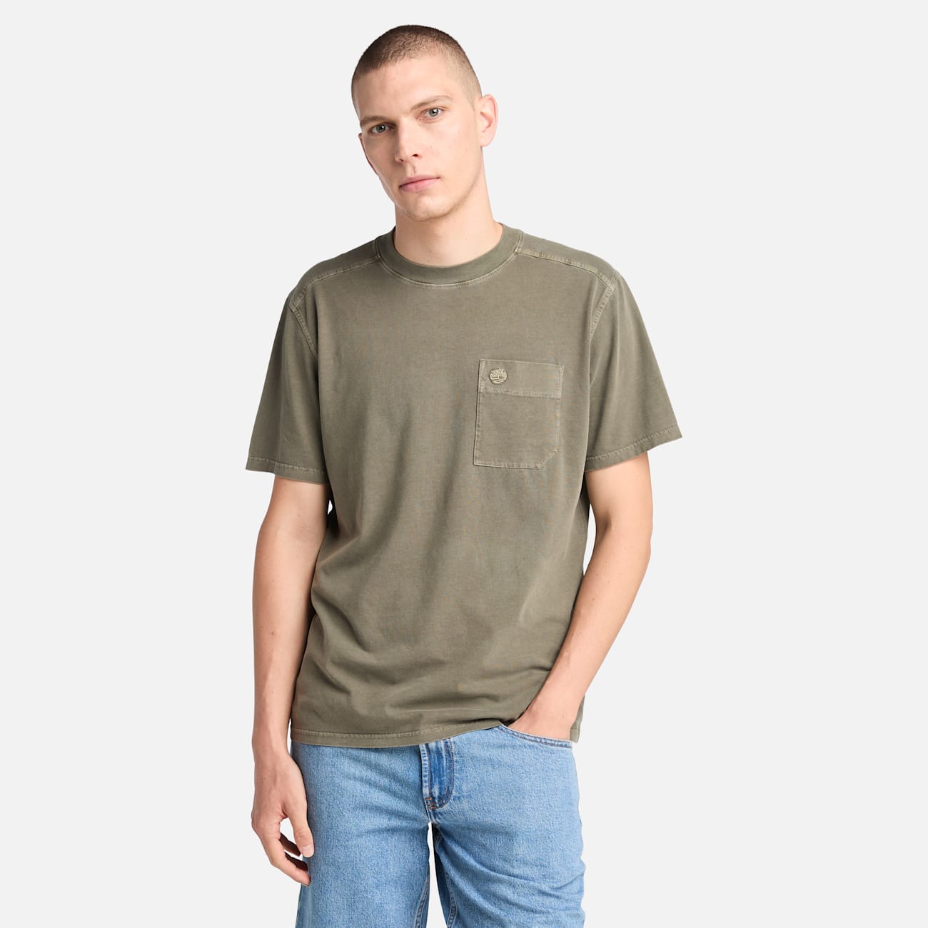 Timberland T-Shirt Uomo Classica in Cotone Biologico