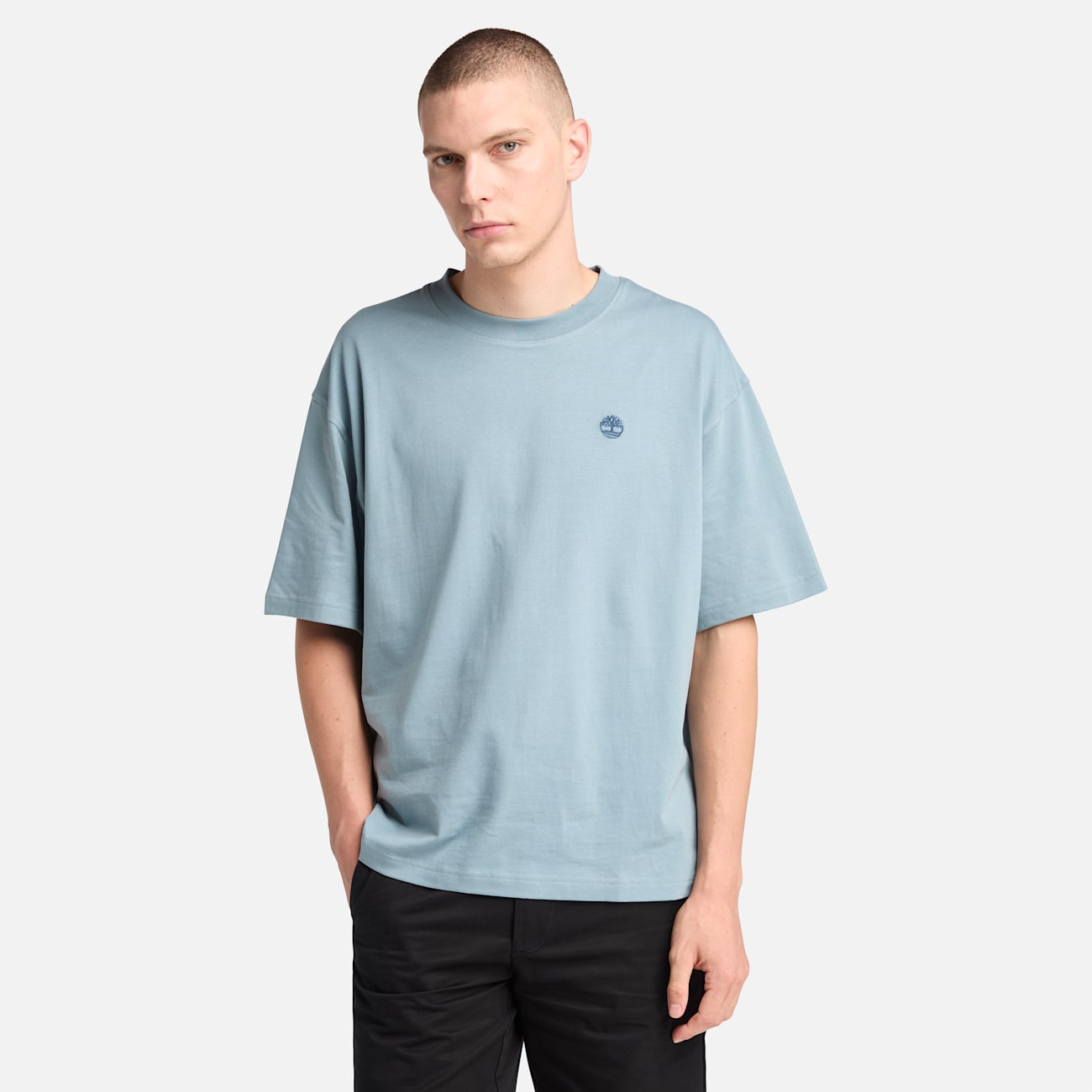 Timberland T-shirt Blu Chiaro Dunstan River Uomo
