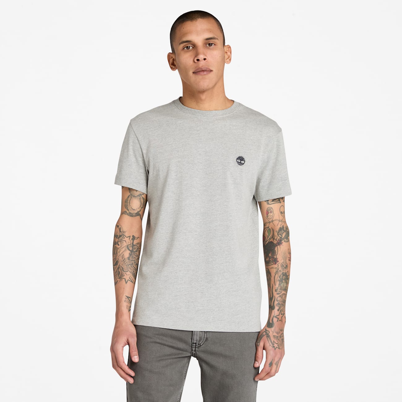 Timberland T-shirt Girocollo Dunstan River Grigio Scuro