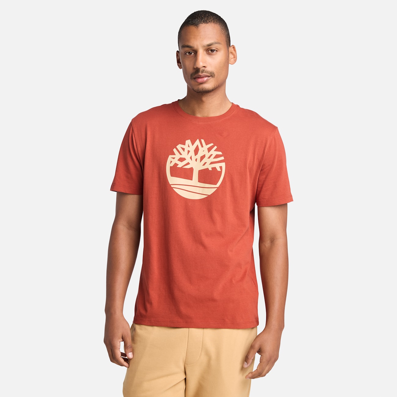 Timberland T-shirt Rossa da Uomo Kennebec River