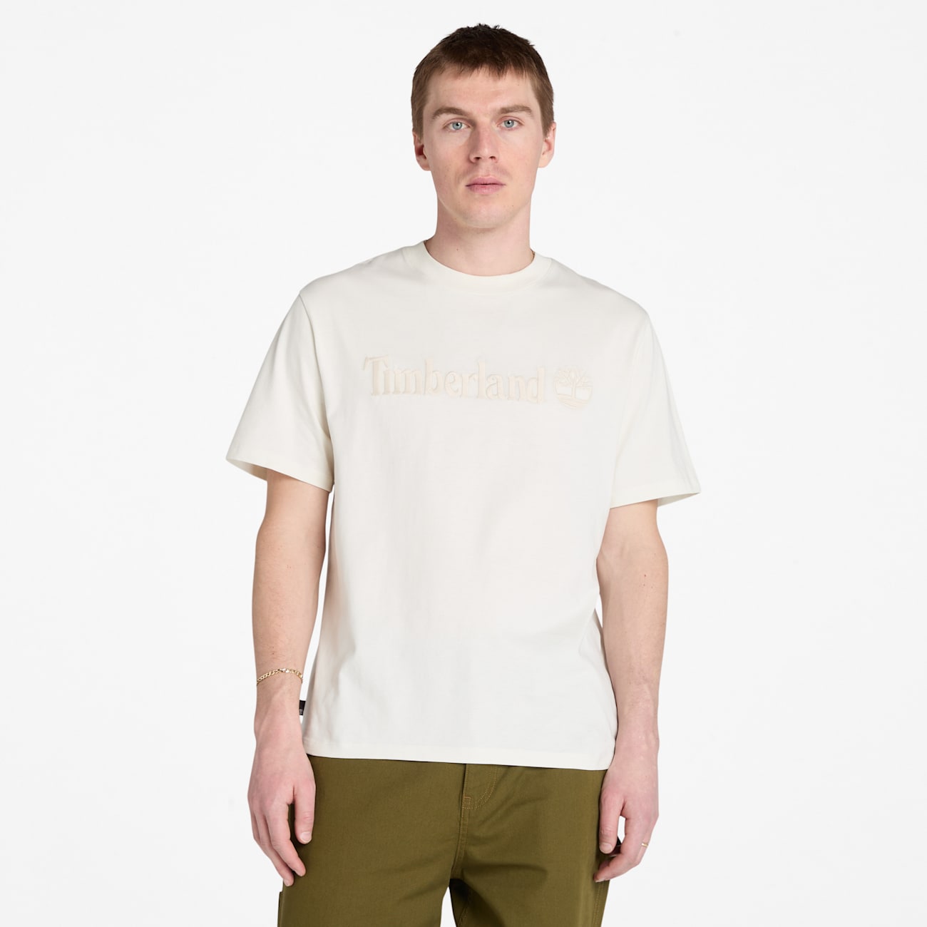 Timberland T-shirt Uomo Hampton Bianco Timberland T-shirt Uomo Hampton Bianco - Comfort e Stile Quotidiano