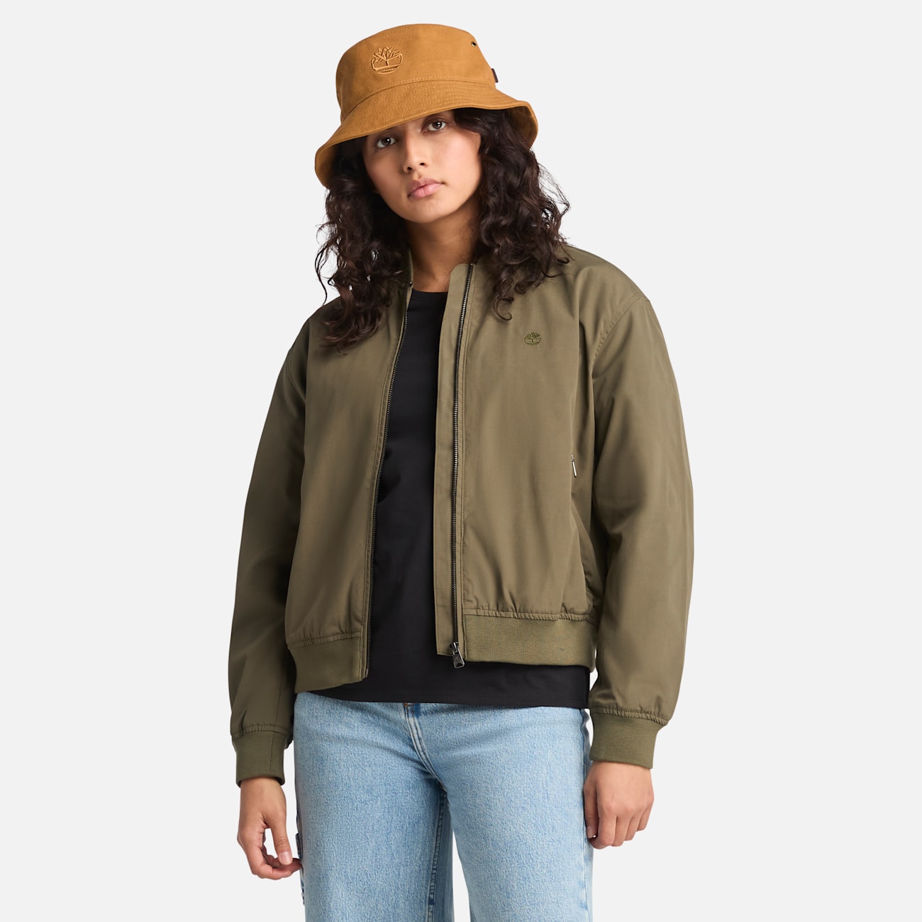 Timberland Verde Bomber Utility per Donna - Comfort e Sostenibilità